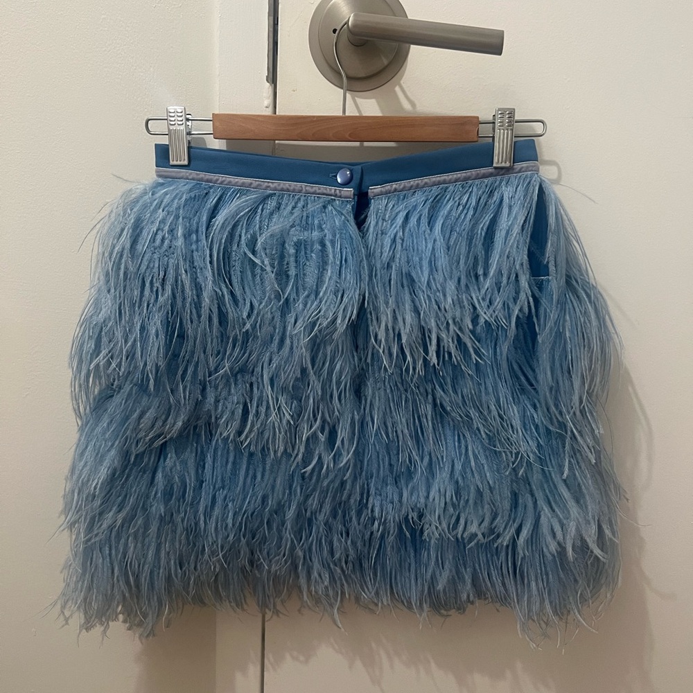 Chic Blue Mini Skirt - Picture 3 of 4